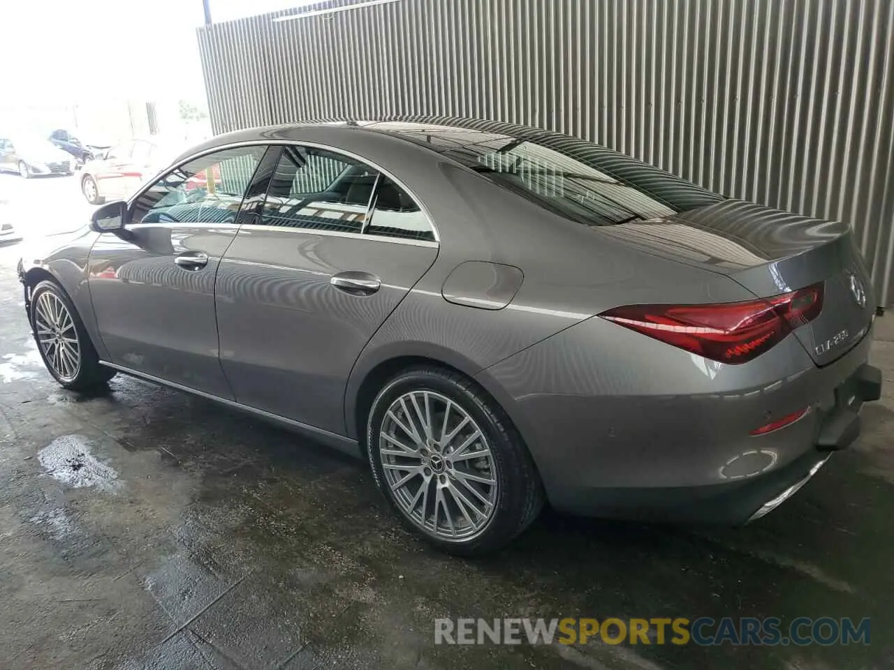 2 Photograph of a damaged car W1K5J4GB0SN527923 MERCEDES-BENZ CLA-CLASS 2025