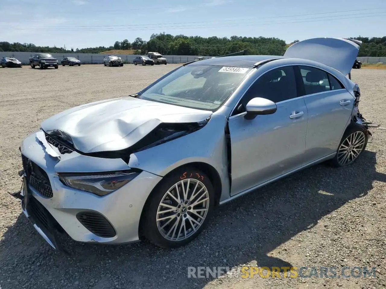 1 Photograph of a damaged car W1K5J4GB4SN519212 MERCEDES-BENZ CLA-CLASS 2025