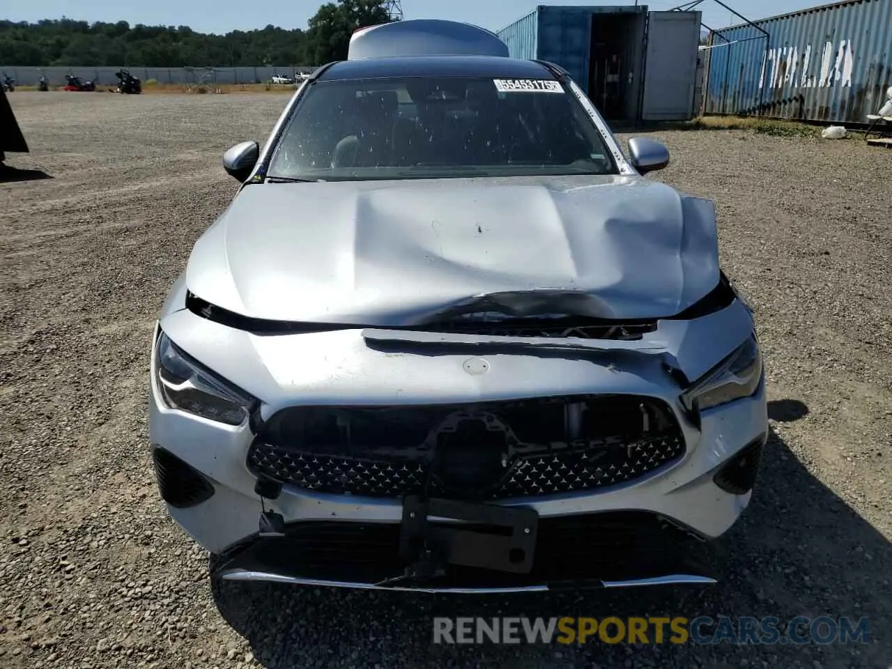 5 Photograph of a damaged car W1K5J4GB4SN519212 MERCEDES-BENZ CLA-CLASS 2025