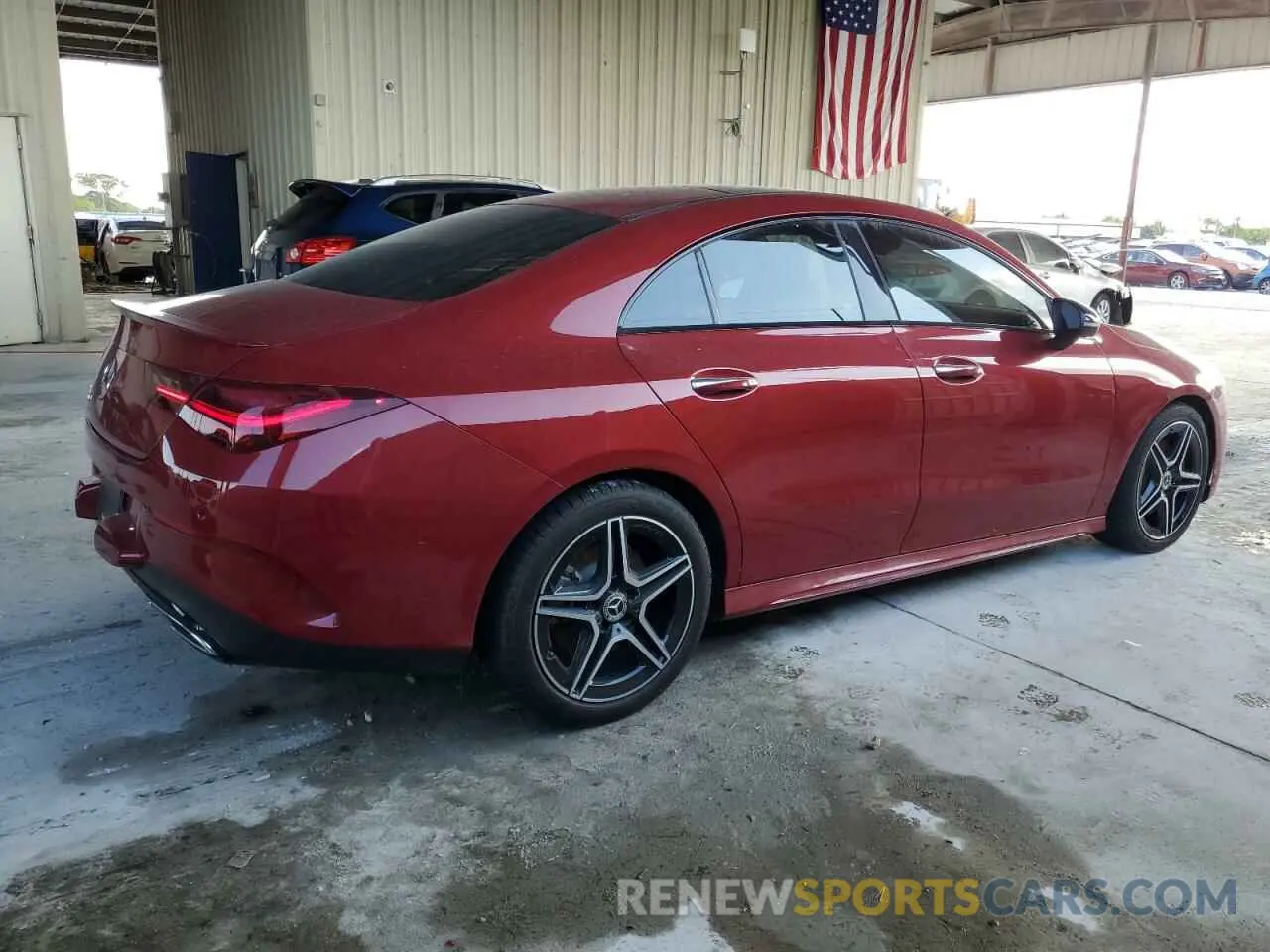 3 Photograph of a damaged car W1K5J4GB9SN481816 MERCEDES-BENZ CLA-CLASS 2025