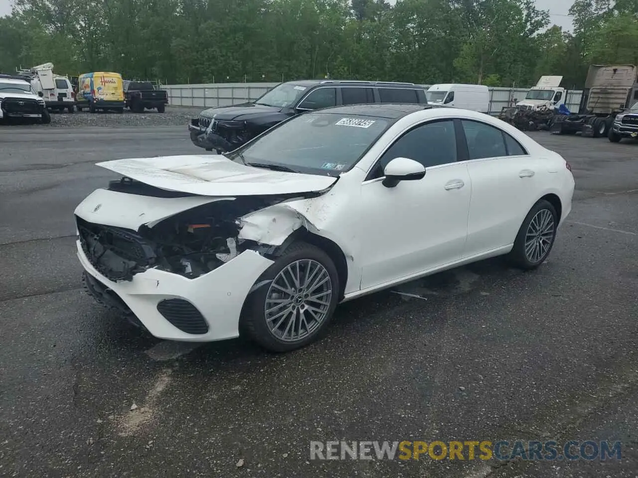 1 Photograph of a damaged car W1K5J4HB5SN511148 MERCEDES-BENZ CLA-CLASS 2025