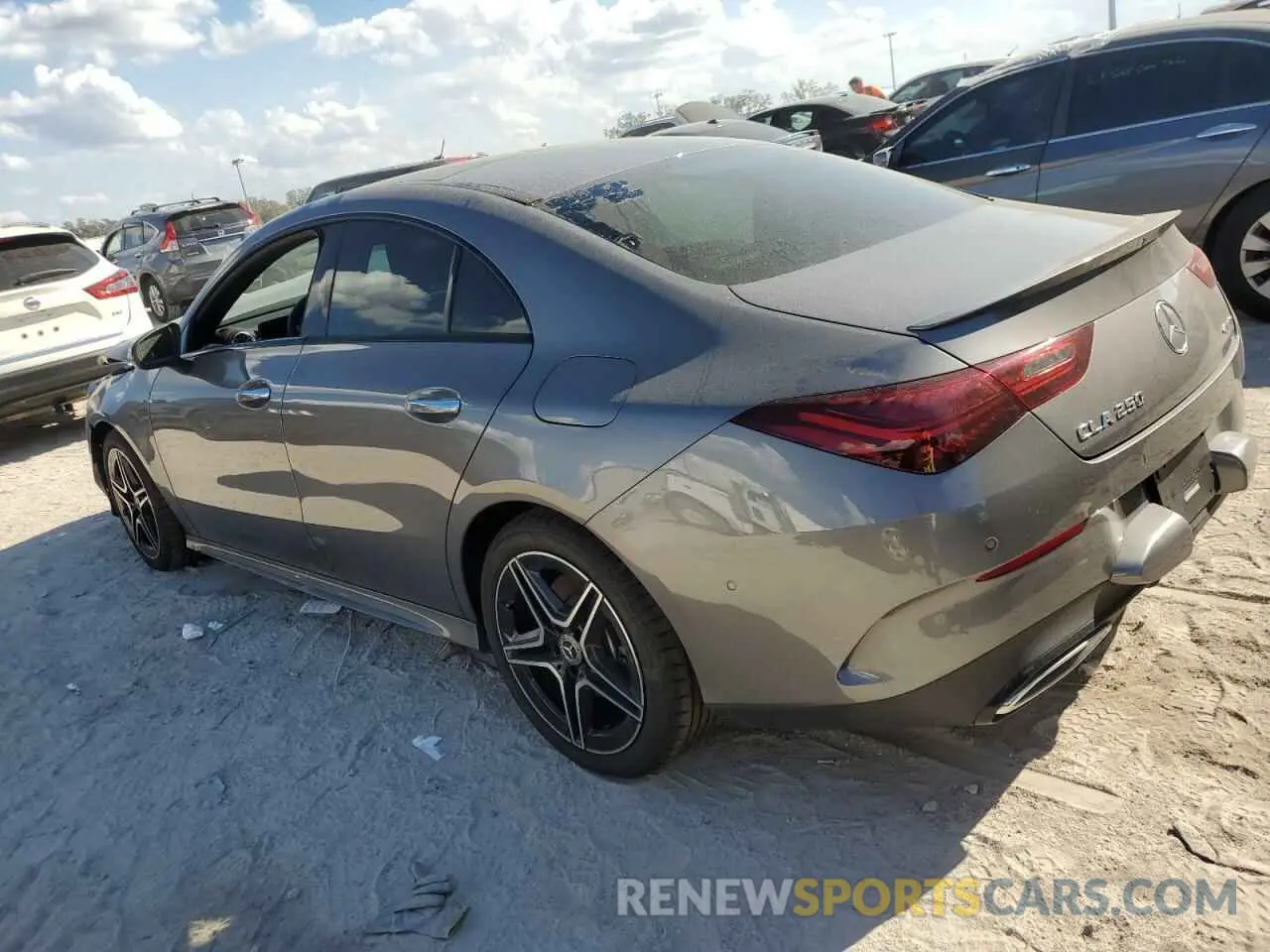 2 Photograph of a damaged car W1K5J4HB7SN491257 MERCEDES-BENZ CLA-CLASS 2025