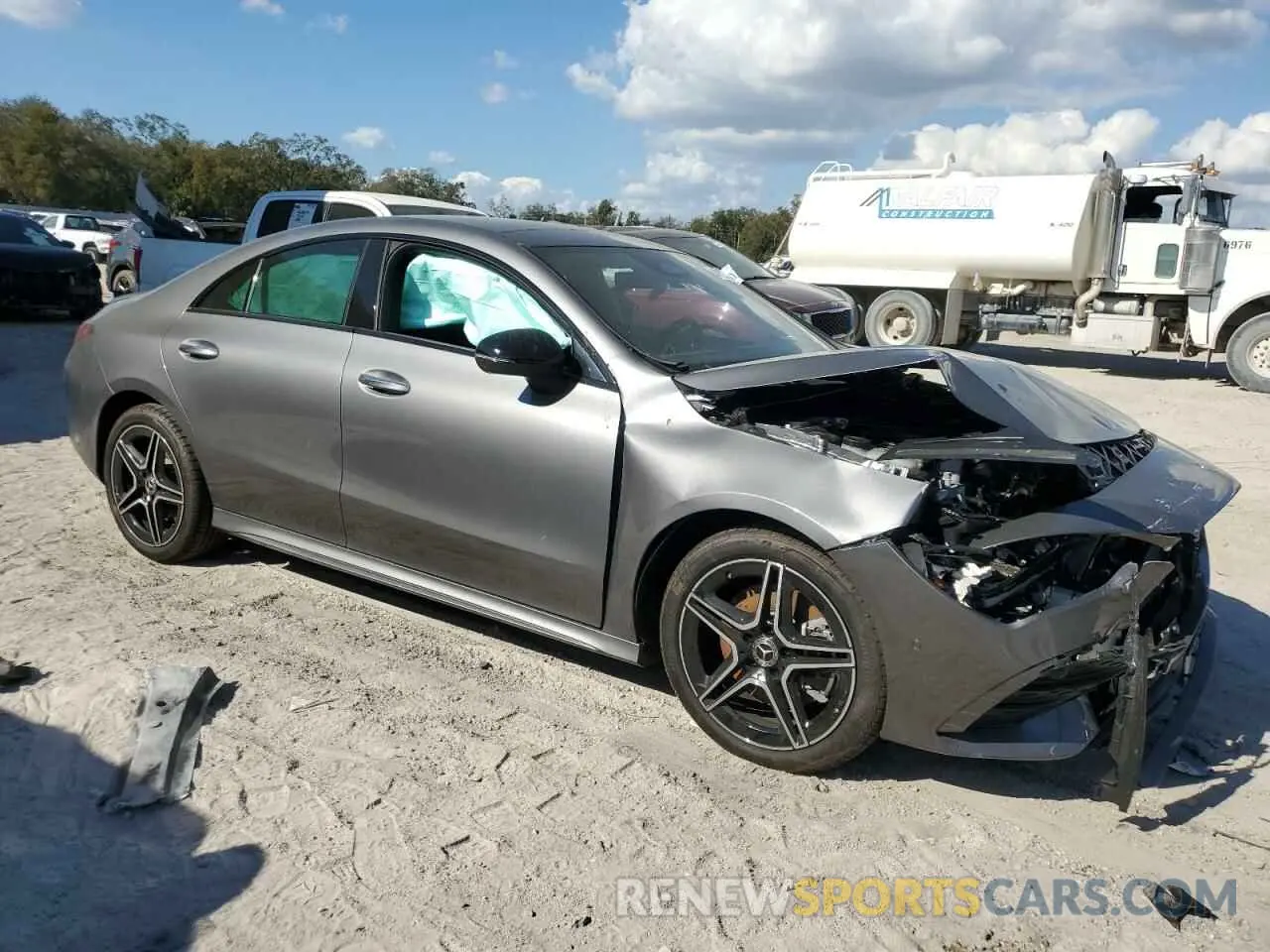 4 Photograph of a damaged car W1K5J4HB7SN491257 MERCEDES-BENZ CLA-CLASS 2025