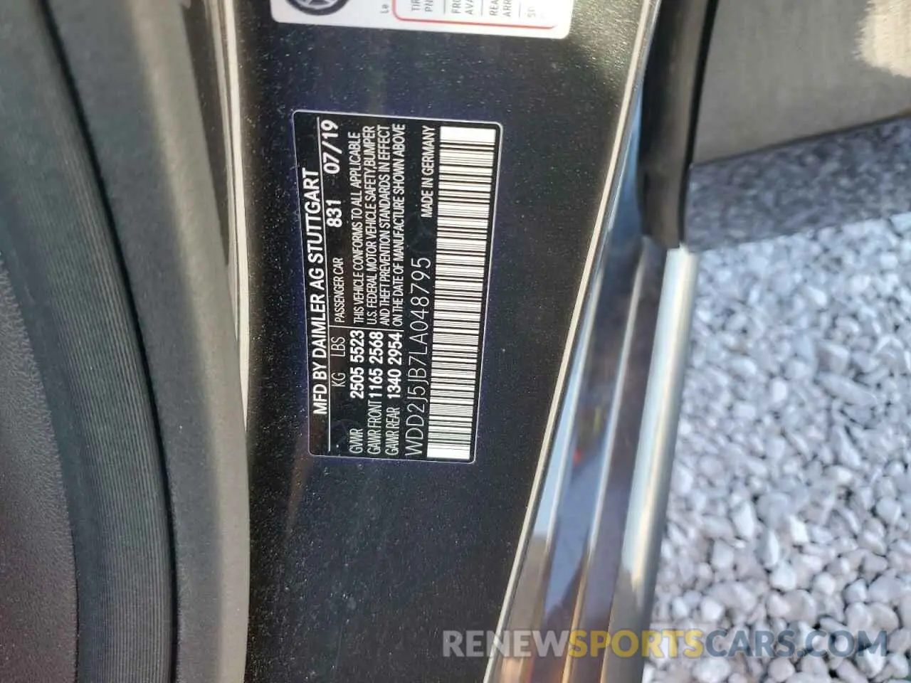 13 Фотография поврежденного автомобиля WDD2J5JB7LA048795 MERCEDES-BENZ CLC-CLASS 2020