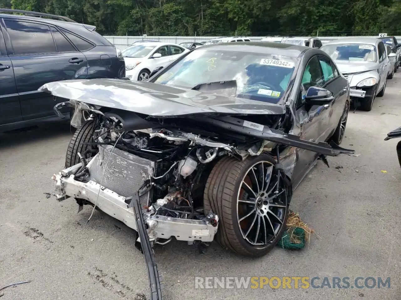 2 Фотография поврежденного автомобиля W1K2J5KB5MA090950 MERCEDES-BENZ CLC-CLASS 2021