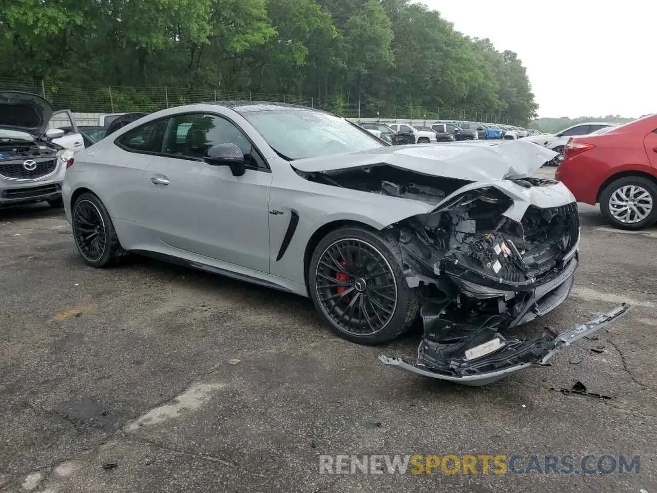4 Photograph of a damaged car W1KMJ6CB1RF036956 MERCEDES-BENZ CLE AMG 53 2024