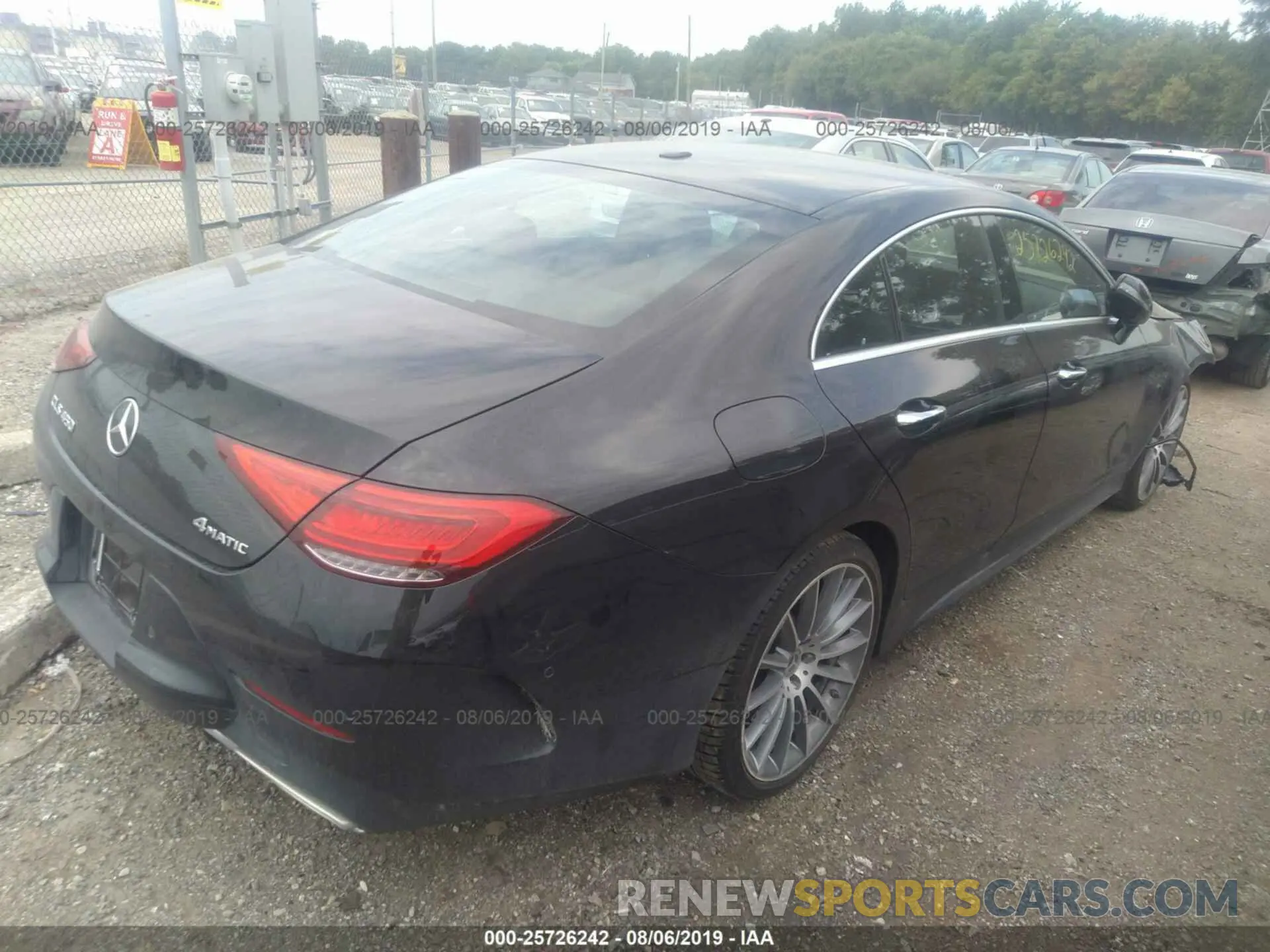4 Photograph of a damaged car WDD2J5KB1KA007821 MERCEDES-BENZ CLS 2019