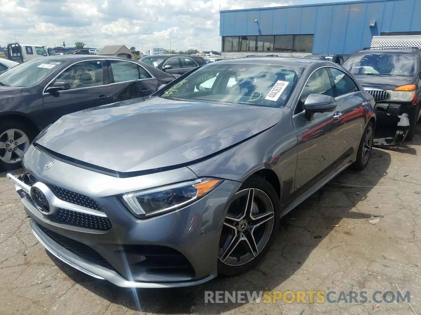 2 Photograph of a damaged car WDD2J5KB8KA019285 MERCEDES-BENZ CLS 450 4M 2019
