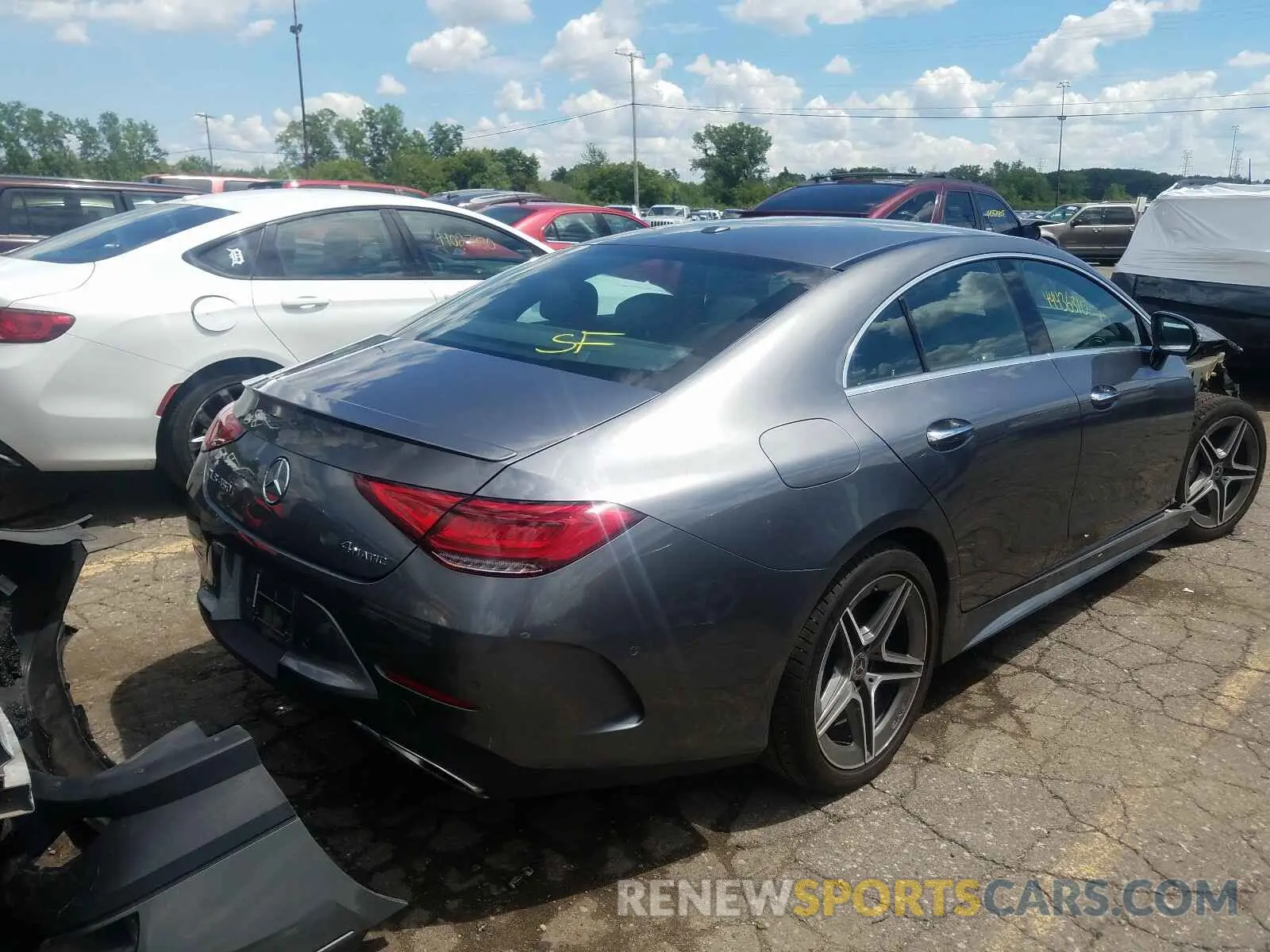 4 Photograph of a damaged car WDD2J5KB8KA019285 MERCEDES-BENZ CLS 450 4M 2019