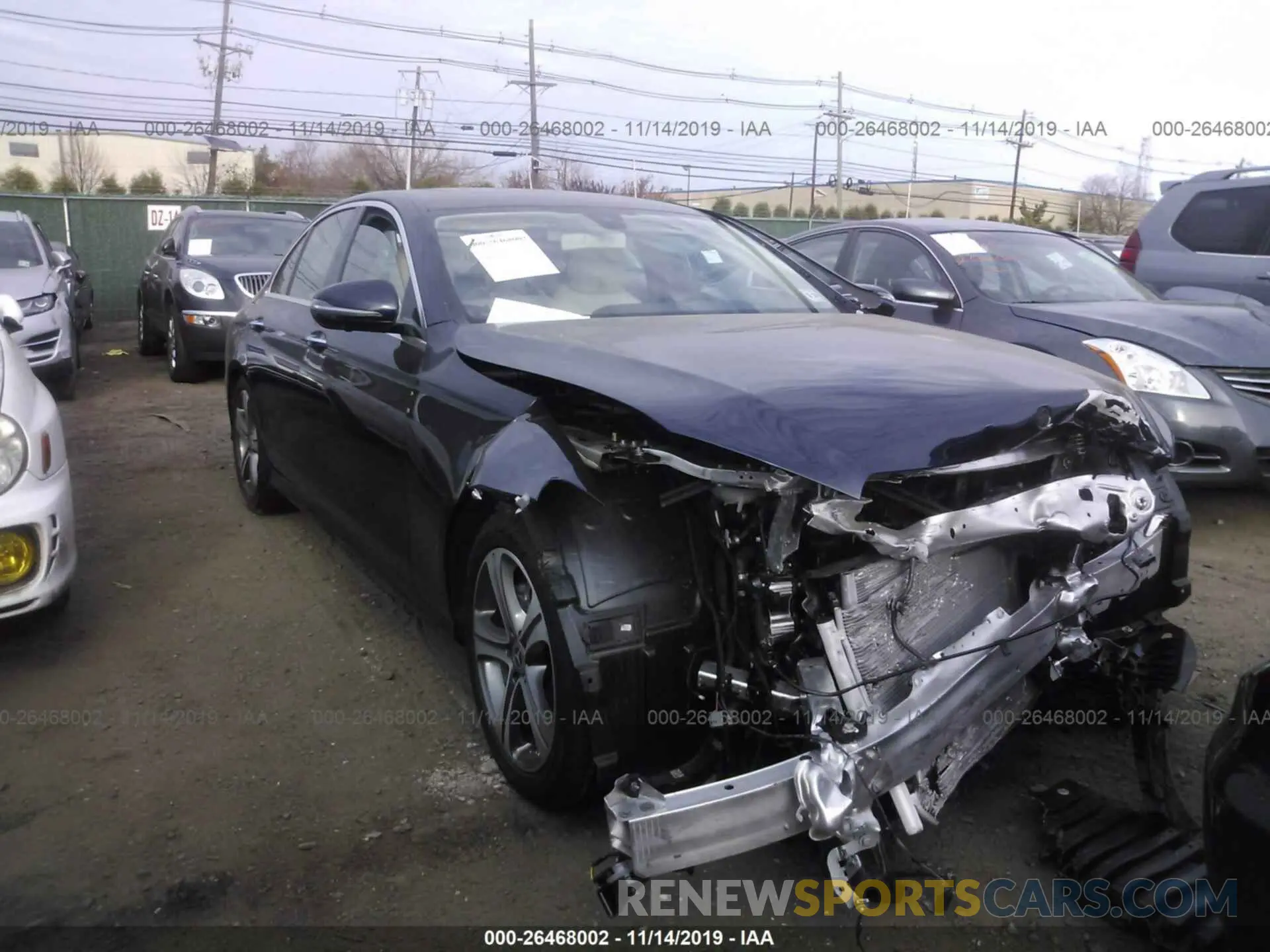 1 Photograph of a damaged car WDDZF4KB4KA628576 MERCEDES-BENZ E 2019