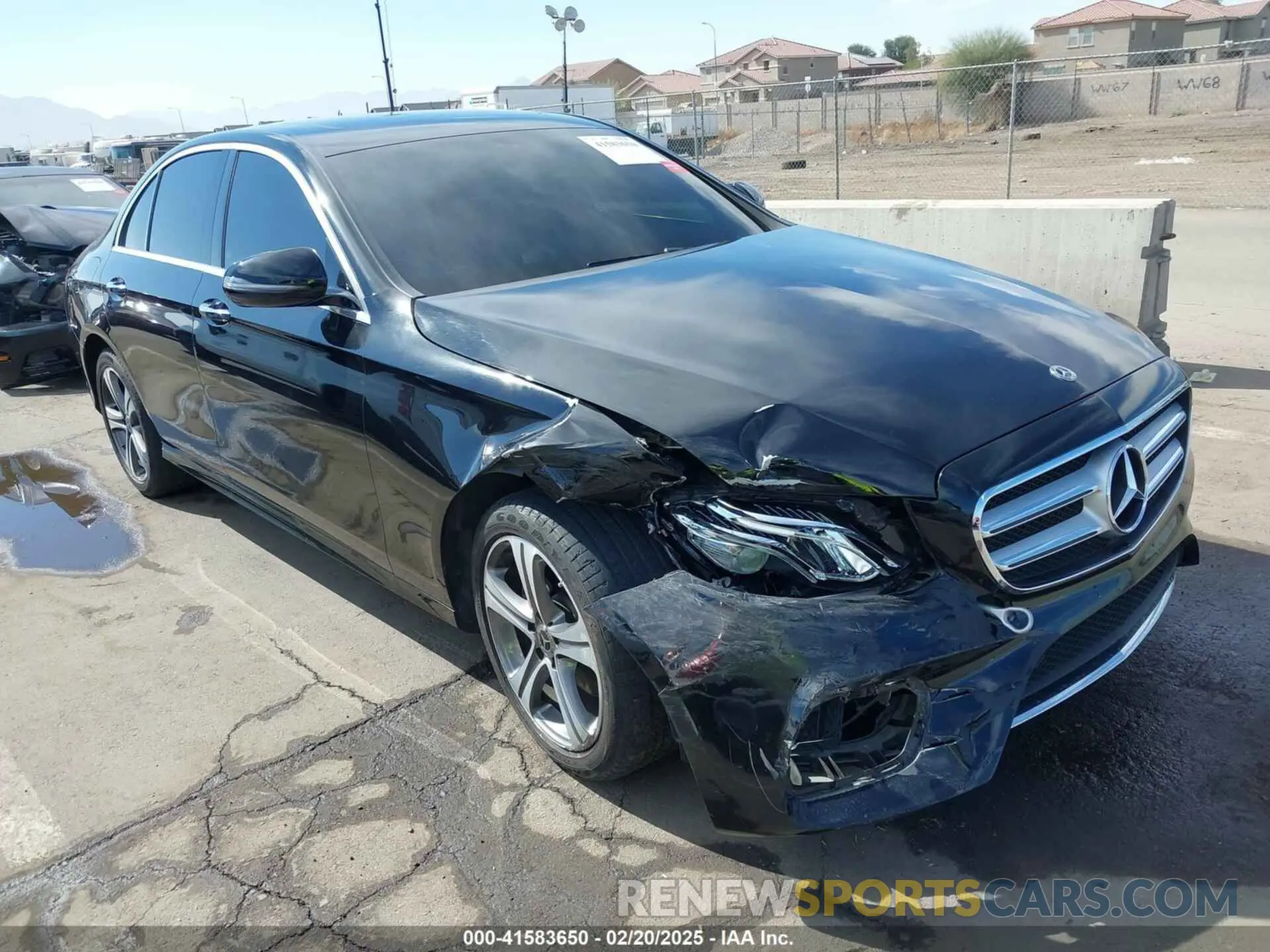 1 Фотография поврежденного автомобиля WDDZF4JBXKA549463 MERCEDES-BENZ E 300 2019