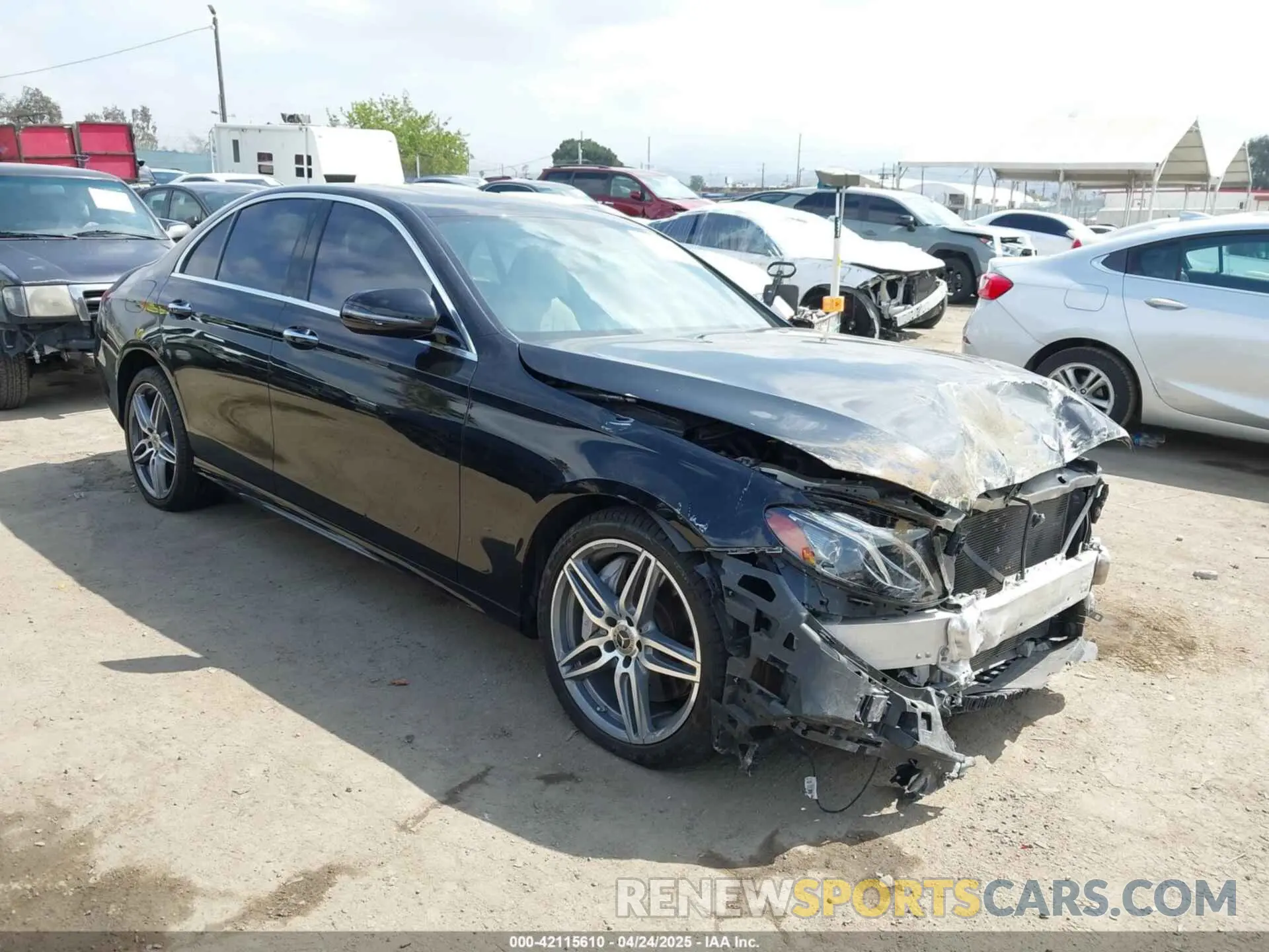 1 Photograph of a damaged car W1KZF8DB6LA845682 MERCEDES-BENZ E 350 2020