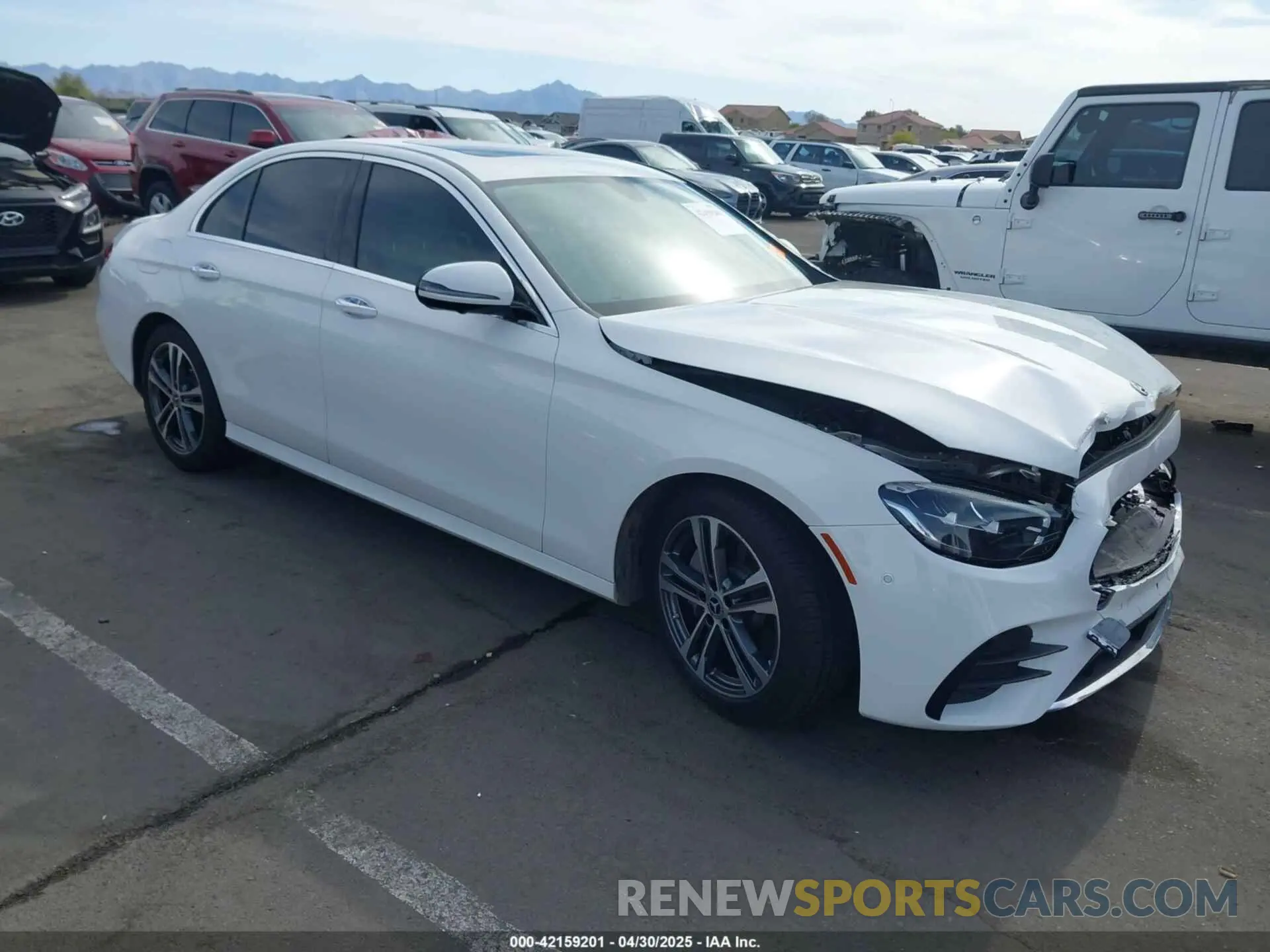1 Photograph of a damaged car W1KZF8DB0MA874452 MERCEDES-BENZ E 350 2021