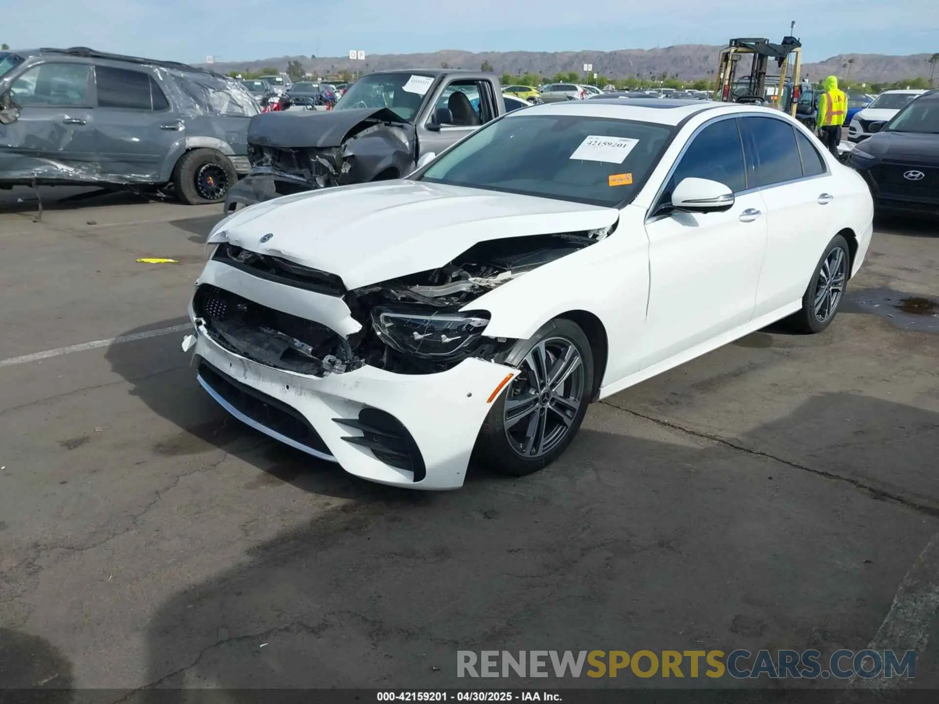 6 Photograph of a damaged car W1KZF8DB0MA874452 MERCEDES-BENZ E 350 2021