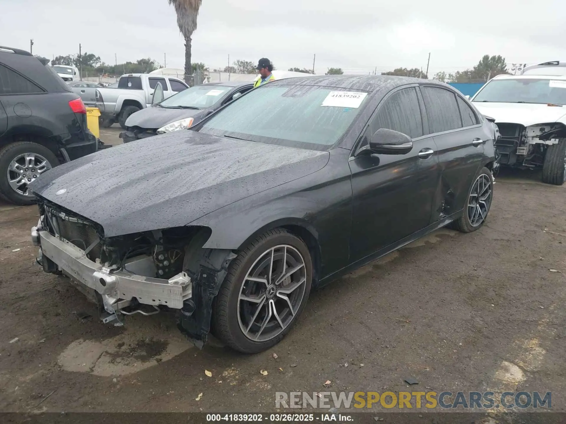 2 Photograph of a damaged car W1KZF8DBXMA922376 MERCEDES-BENZ E 350 2021