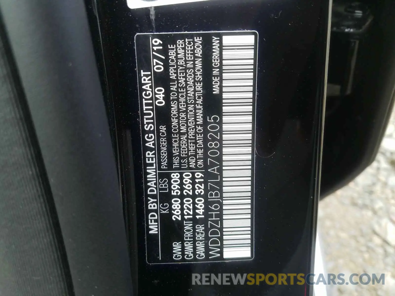 10 Фотография поврежденного автомобиля WDDZH6JB7LA708205 MERCEDES-BENZ E 450 4MAT 2020