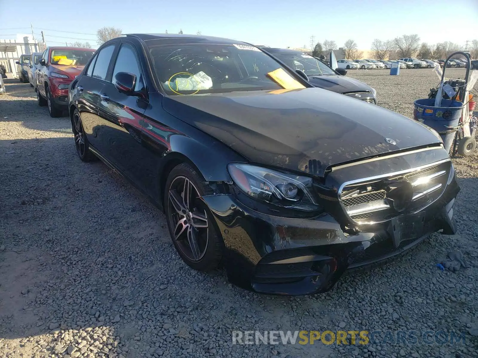1 Photograph of a damaged car WDDZF4JB0KA608732 MERCEDES-BENZ E CLASS 2019