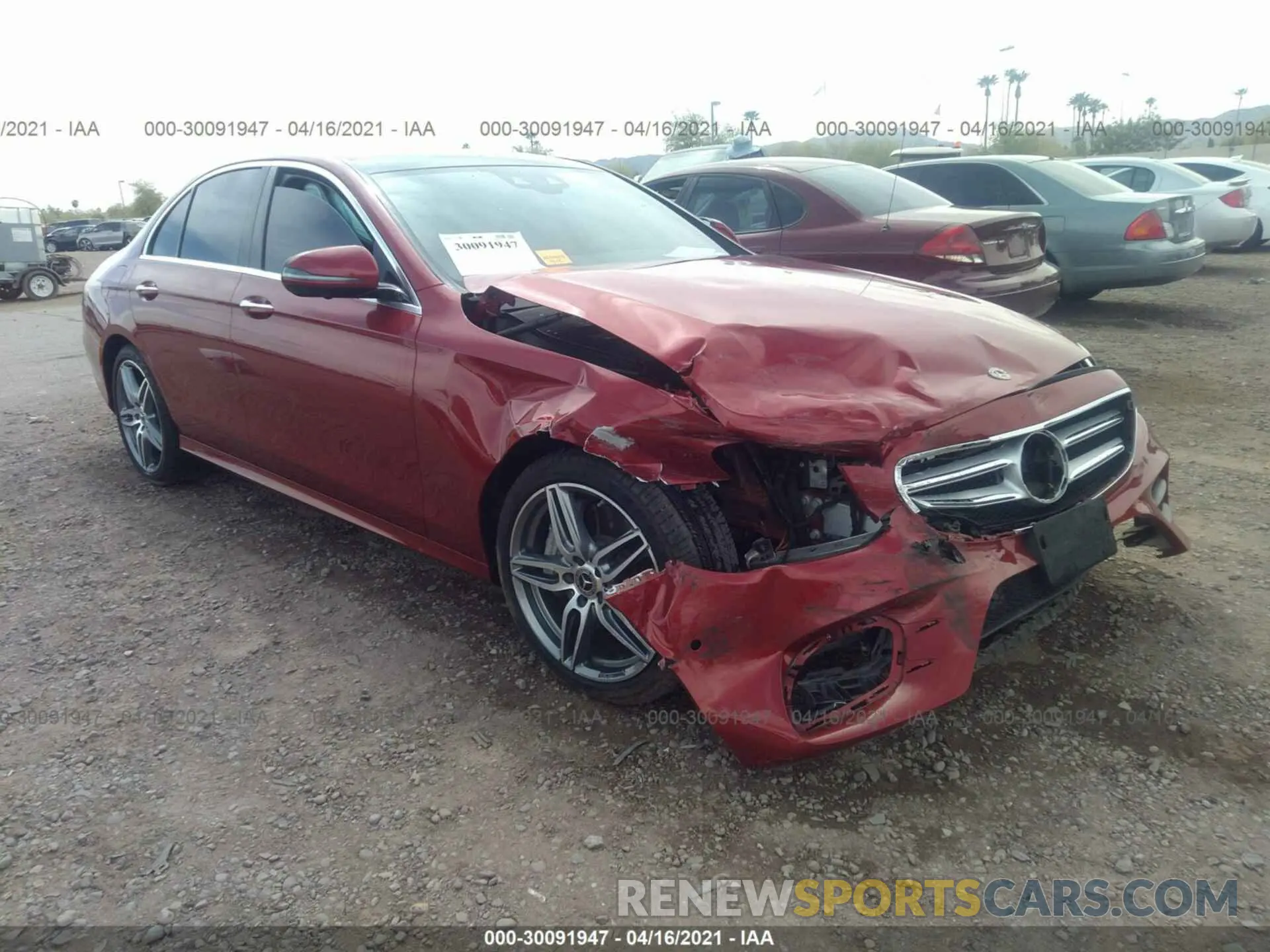 1 Photograph of a damaged car WDDZF4JB3KA620504 MERCEDES-BENZ E-CLASS 2019