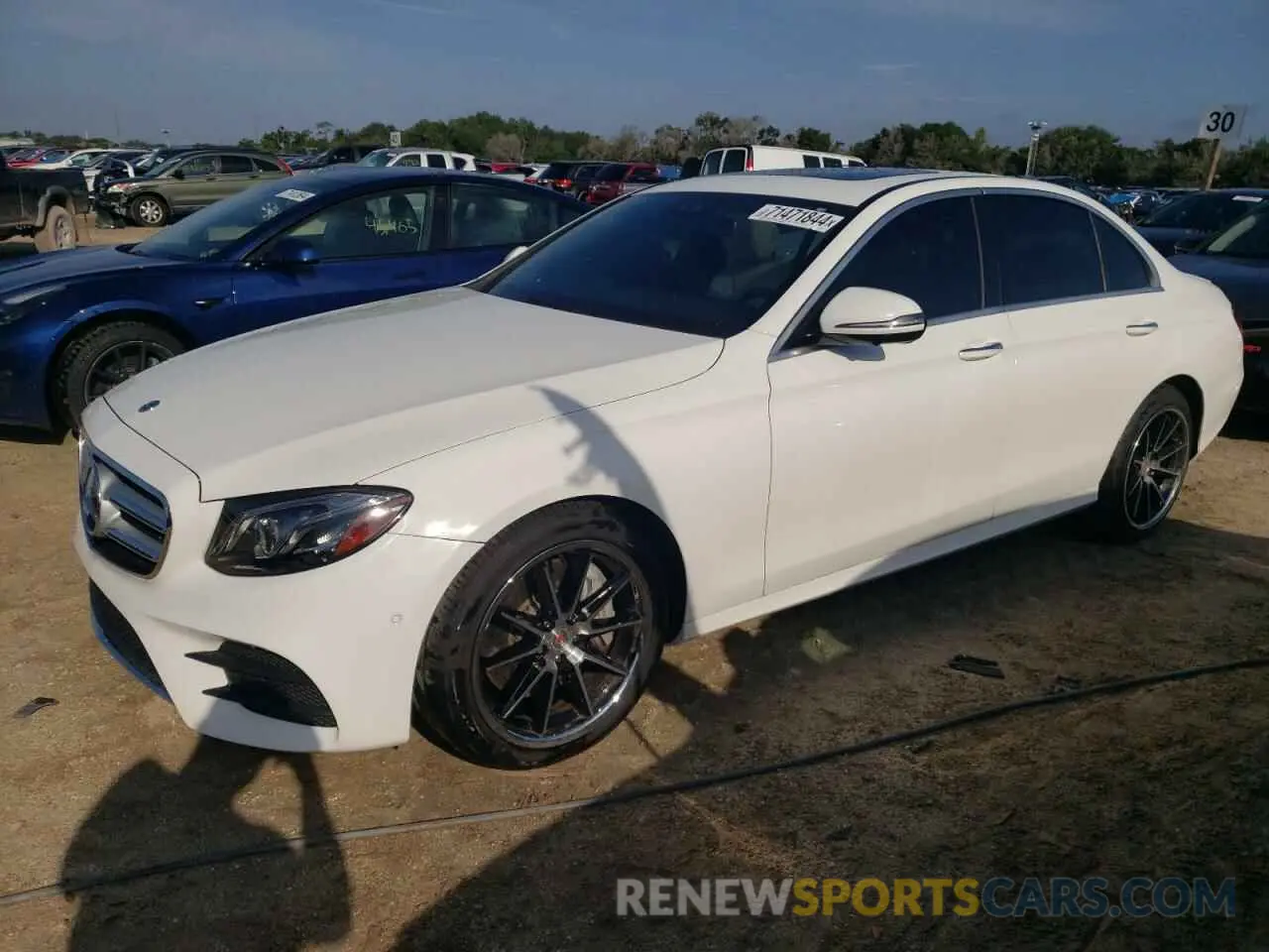 1 Photograph of a damaged car WDDZF4JB3KA629056 MERCEDES-BENZ E-CLASS 2019