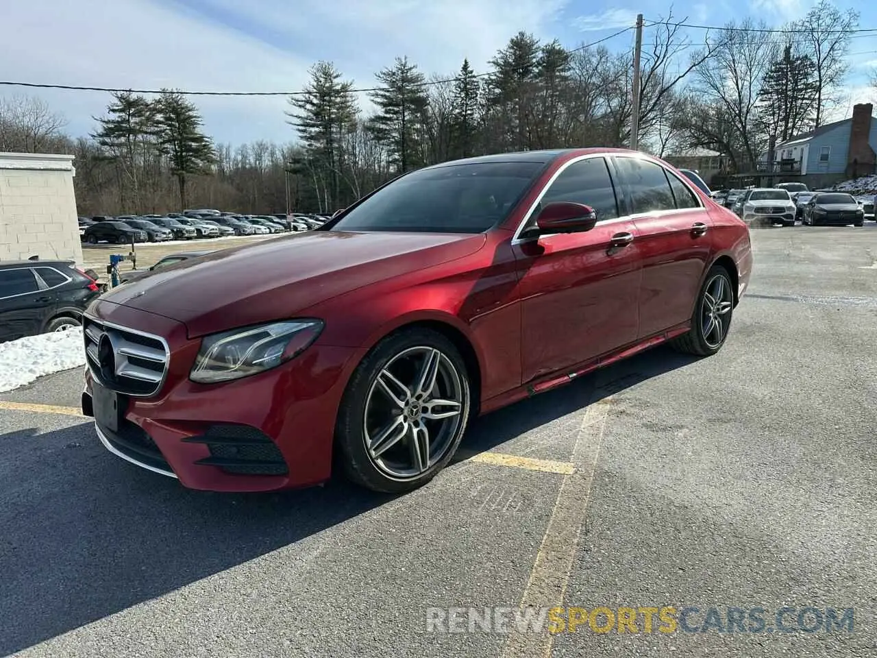 1 Photograph of a damaged car WDDZF4JB8KA586379 MERCEDES-BENZ E-CLASS 2019