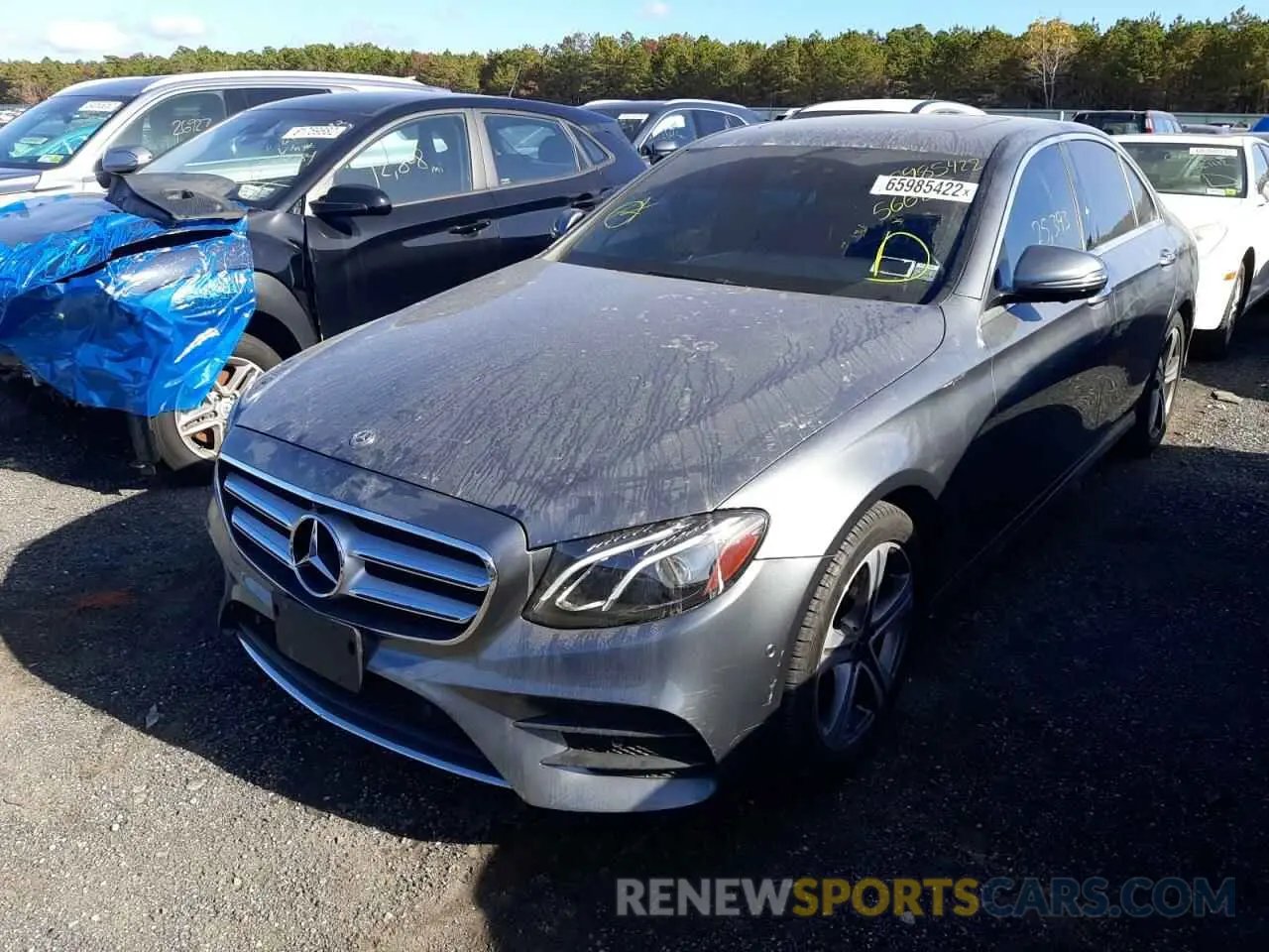 2 Photograph of a damaged car WDDZF4KB1KA566215 MERCEDES-BENZ E-CLASS 2019