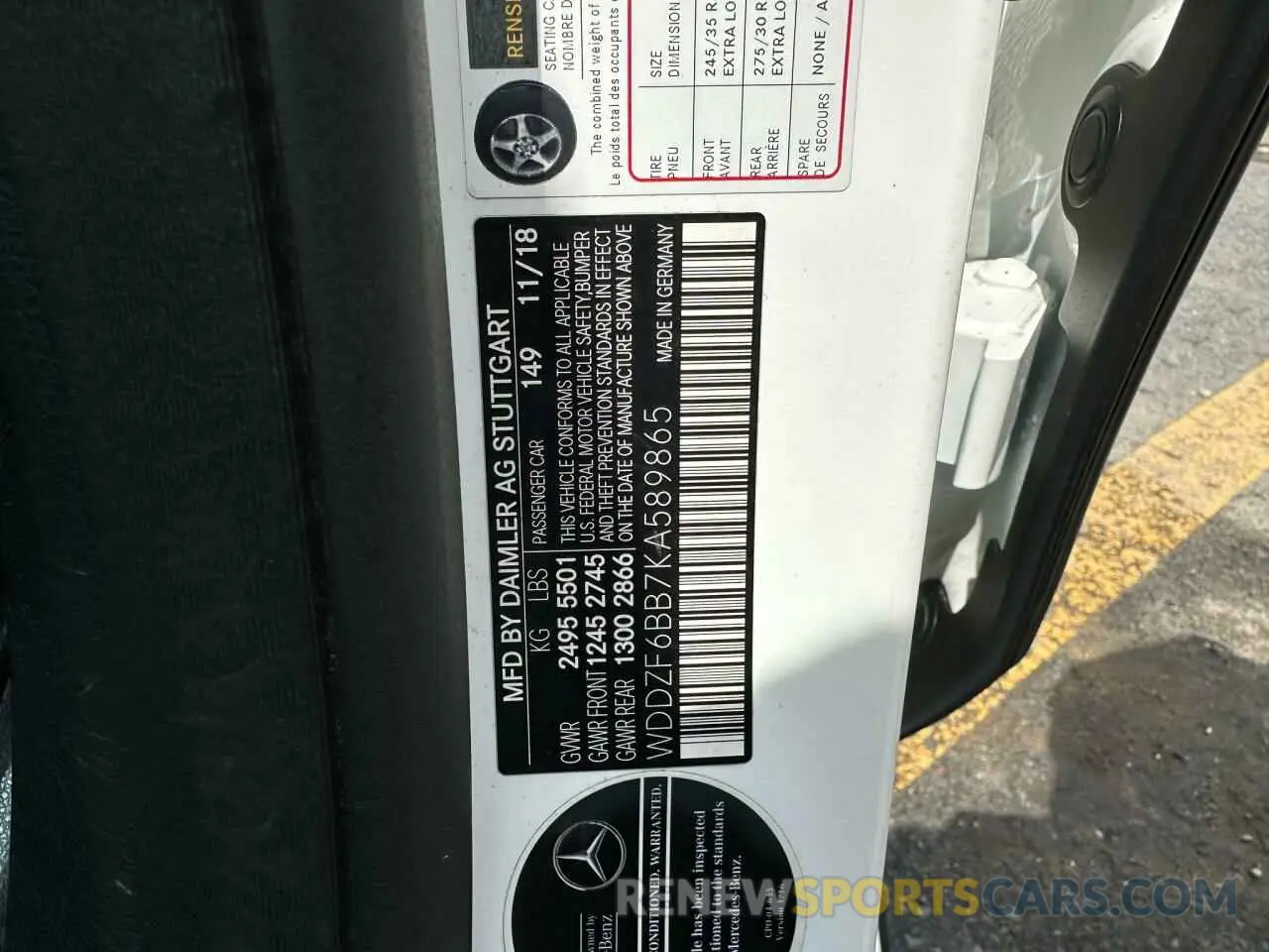 10 Photograph of a damaged car WDDZF6BB7KA589865 MERCEDES-BENZ E-CLASS 2019