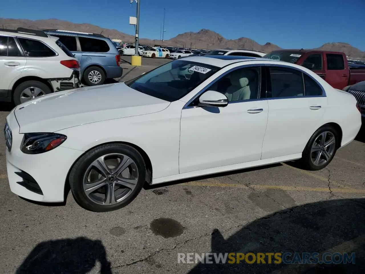 1 Photograph of a damaged car W1KZF8DB3LA821940 MERCEDES-BENZ E-CLASS 2020