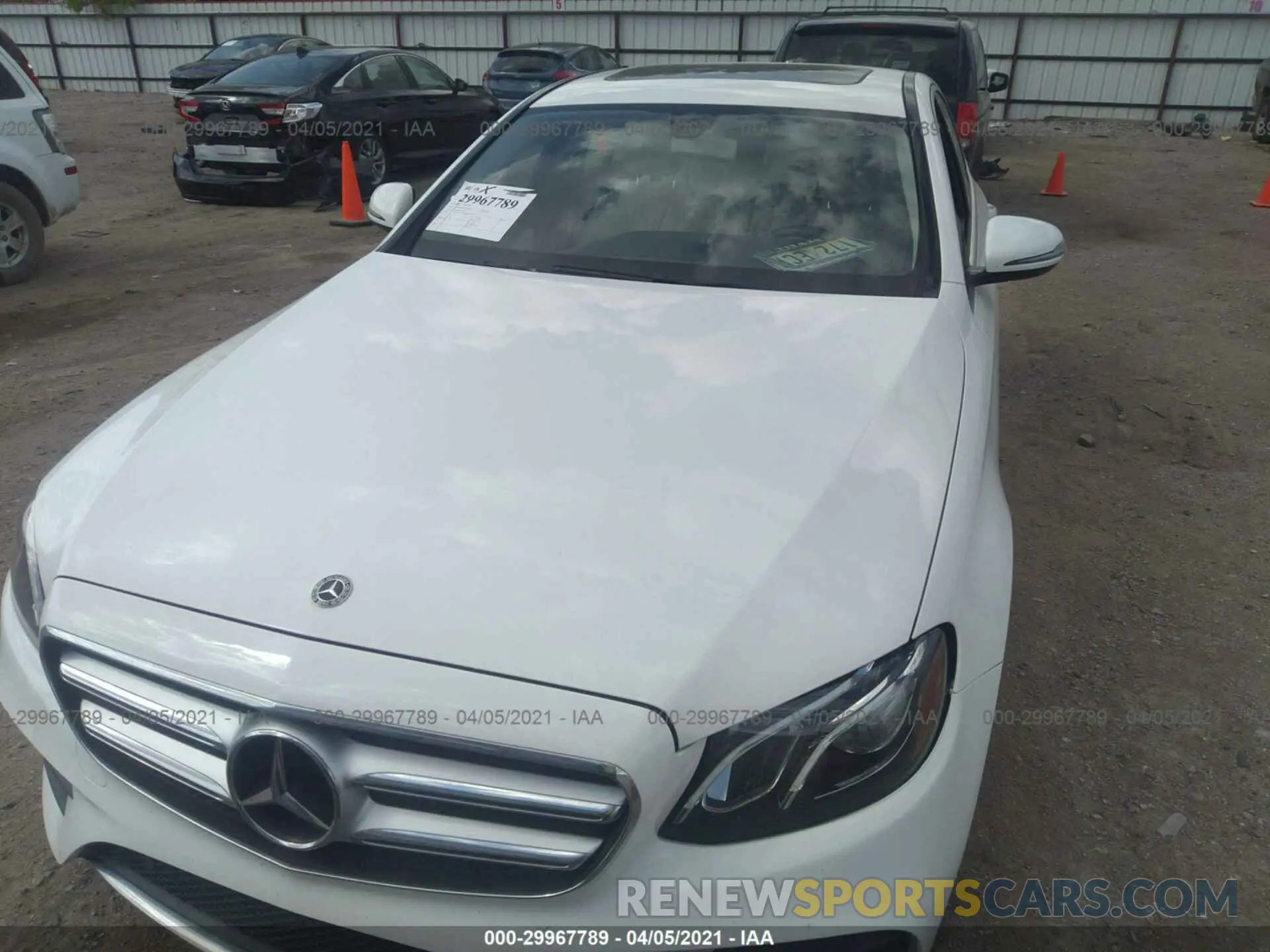 6 Photograph of a damaged car W1KZF8DB8LA810318 MERCEDES-BENZ E-CLASS 2020