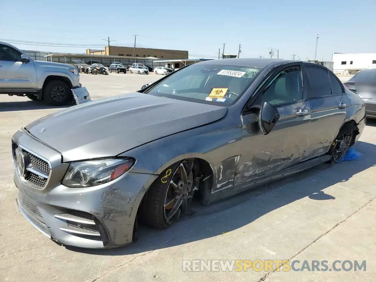 1 Photograph of a damaged car WDDZF6BB1LA707197 MERCEDES-BENZ E-CLASS 2020