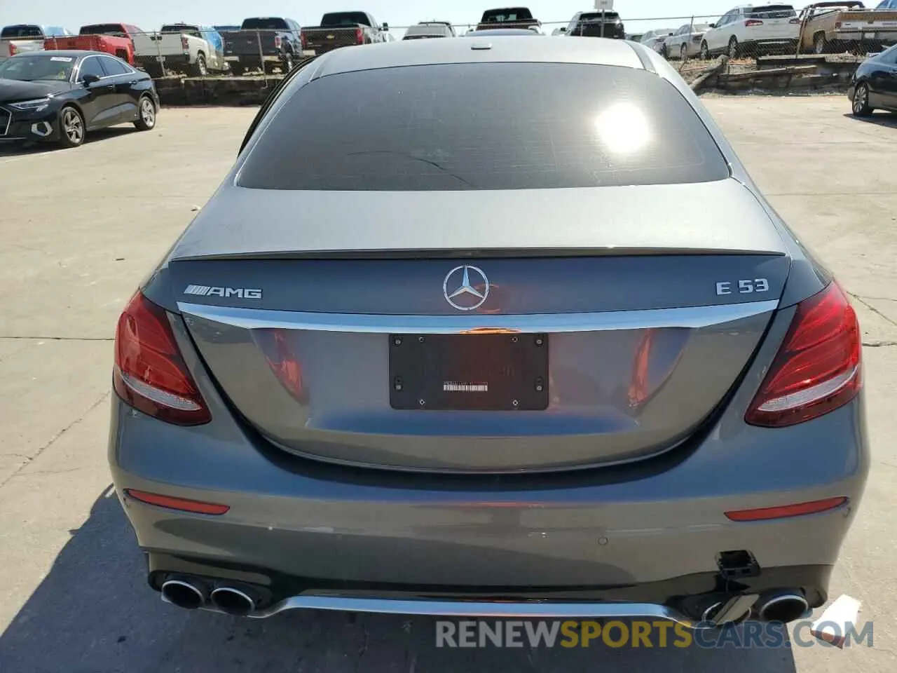 6 Photograph of a damaged car WDDZF6BB1LA707197 MERCEDES-BENZ E-CLASS 2020