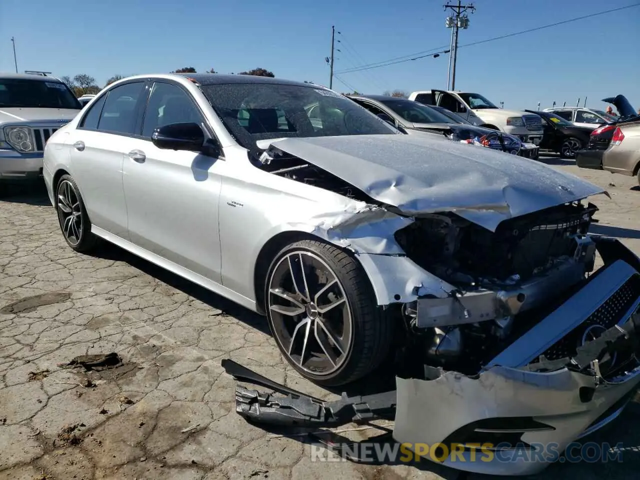 1 Photograph of a damaged car WDDZF6BB7LA723047 MERCEDES-BENZ E-CLASS 2020