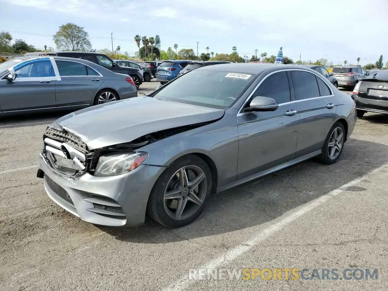 1 Photograph of a damaged car WDDZF8DB1LA703868 MERCEDES-BENZ E-CLASS 2020