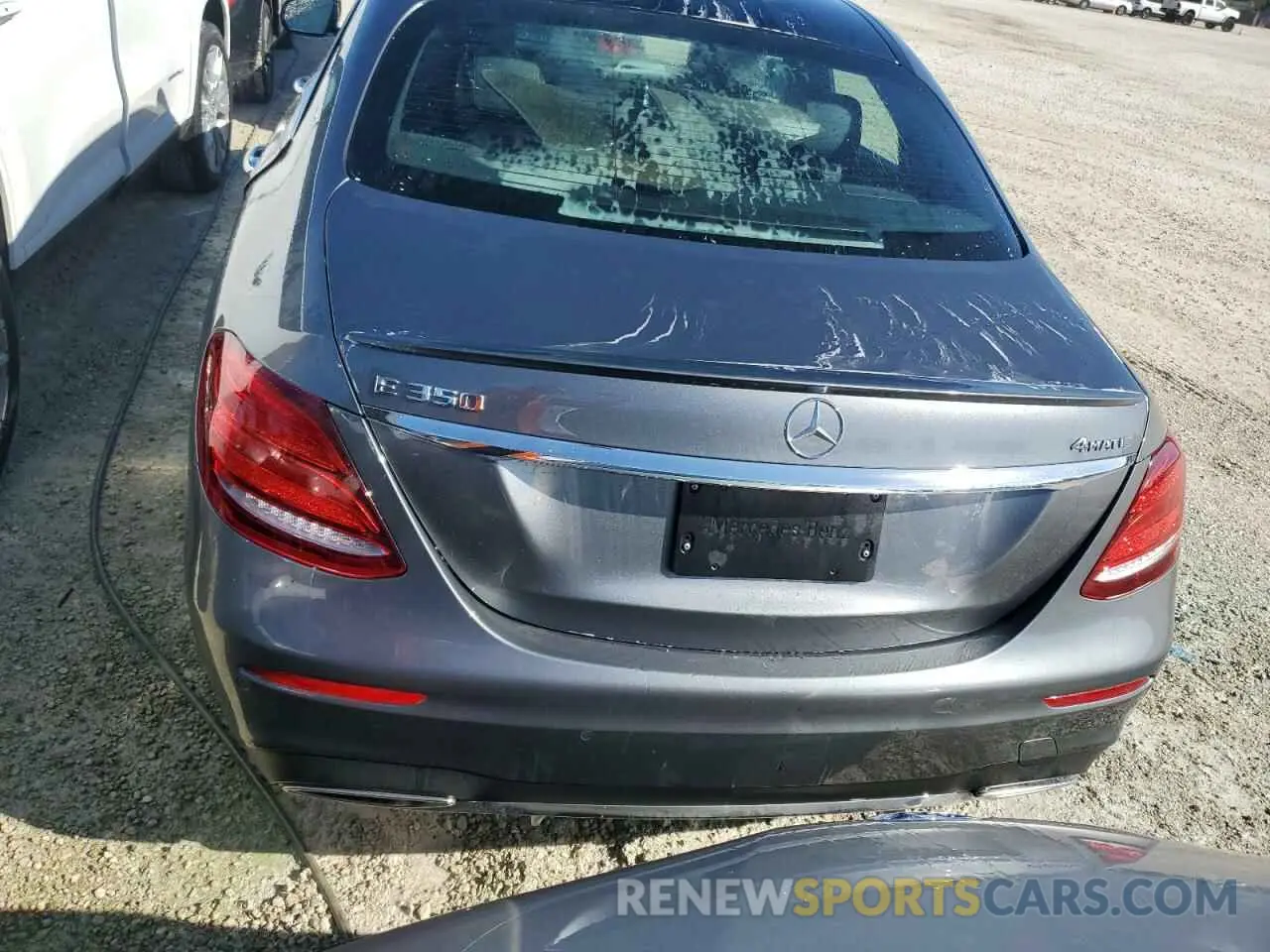 6 Photograph of a damaged car WDDZF8EB5LA750304 MERCEDES-BENZ E-CLASS 2020