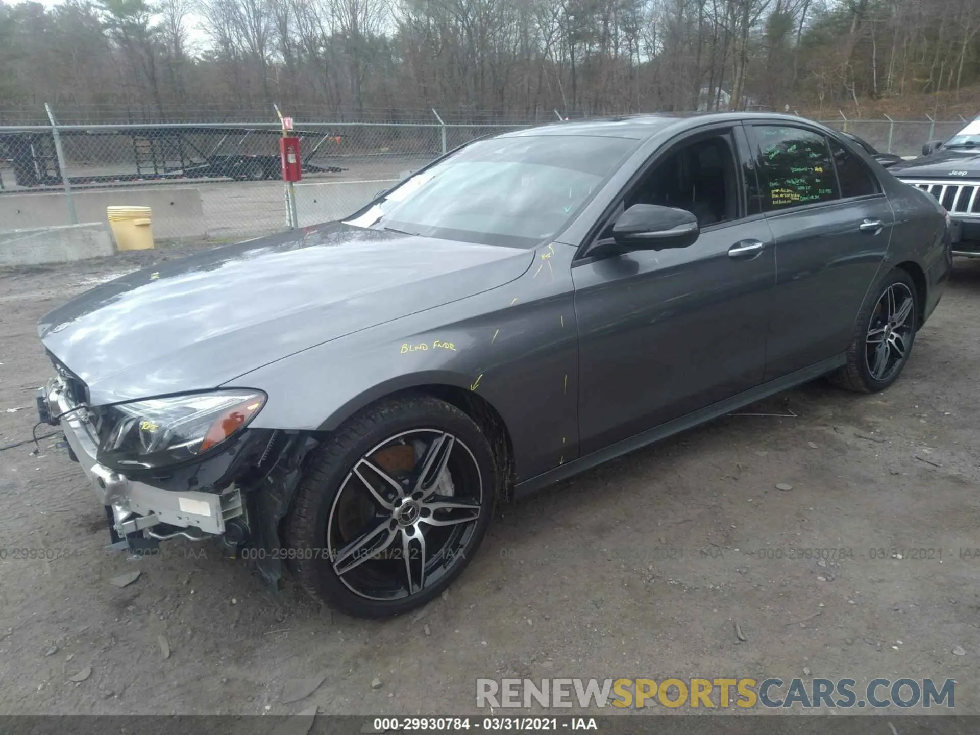 2 Photograph of a damaged car WDDZF8EB6LA714489 MERCEDES-BENZ E-CLASS 2020
