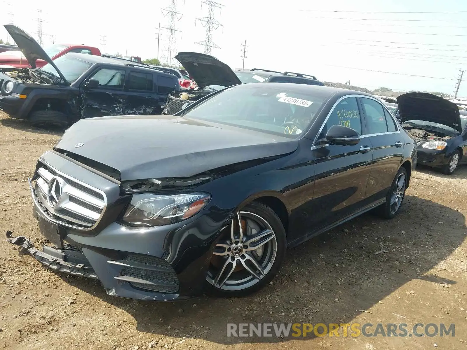 2 Photograph of a damaged car WDDZF8EBXLA732932 MERCEDES-BENZ E CLASS 2020