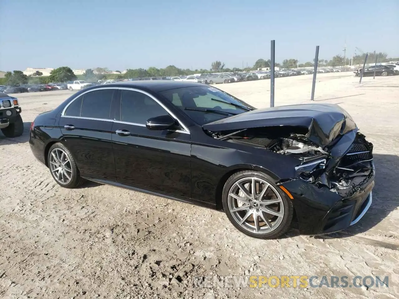 4 Photograph of a damaged car W1KZF5KB3MB002407 MERCEDES-BENZ E-CLASS 2021