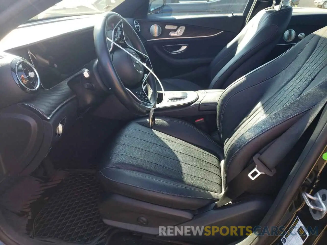 7 Photograph of a damaged car W1KZF5KB5MA935182 MERCEDES-BENZ E-CLASS 2021