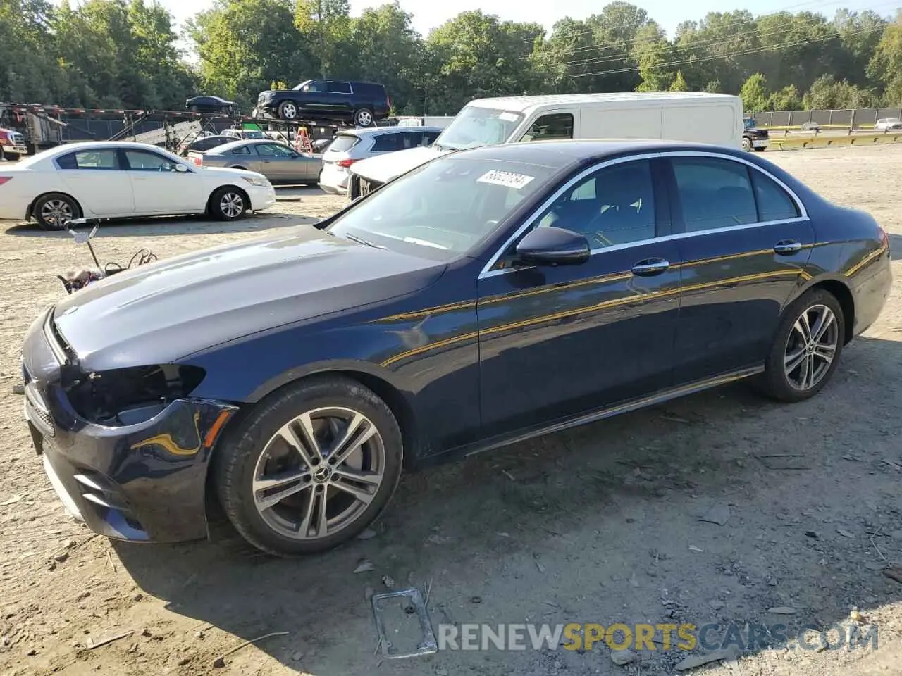 1 Photograph of a damaged car W1KZF8DB2MA872346 MERCEDES-BENZ E-CLASS 2021