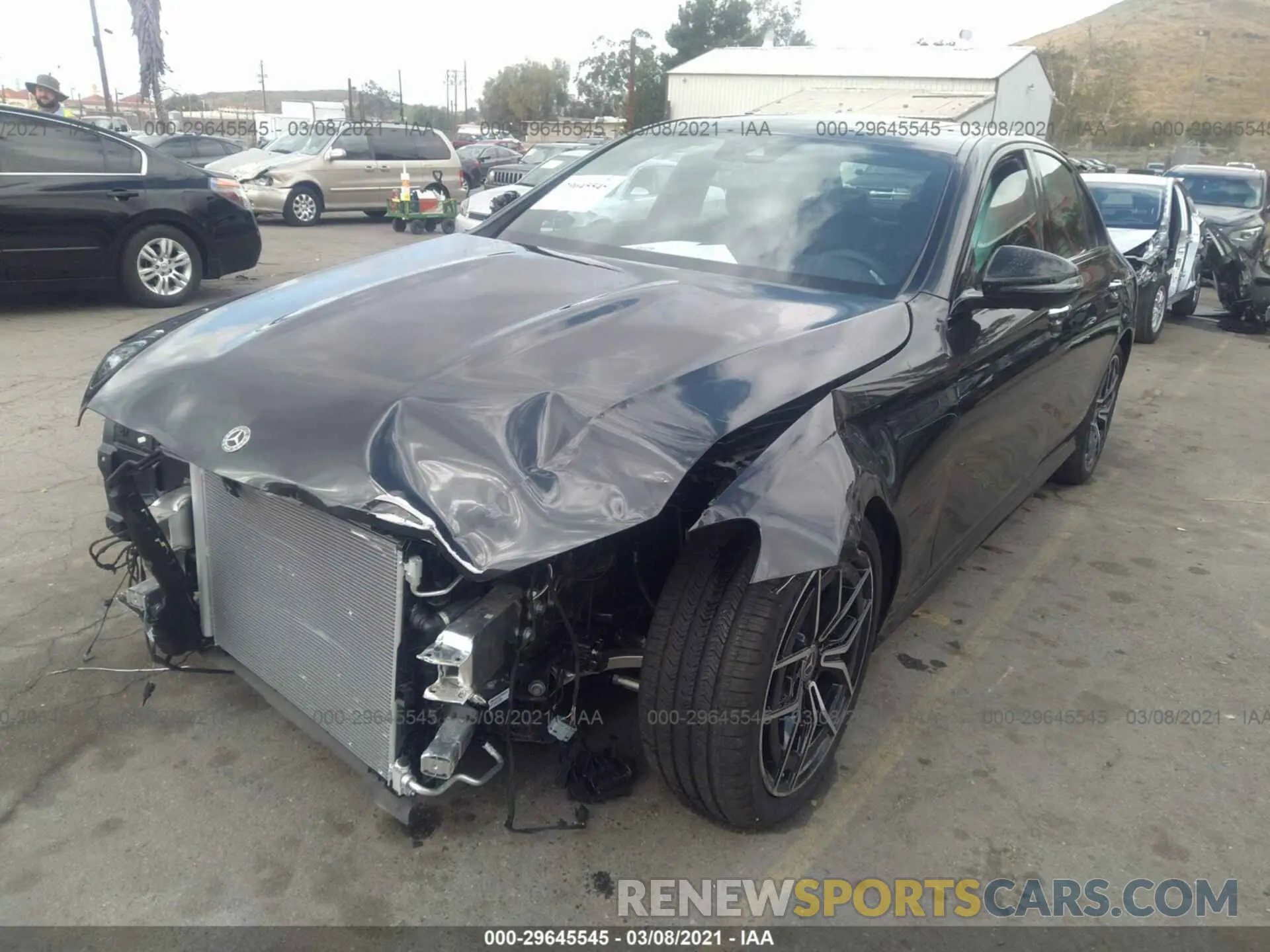 2 Photograph of a damaged car W1KZF8DB8MA893072 MERCEDES-BENZ E-CLASS 2021