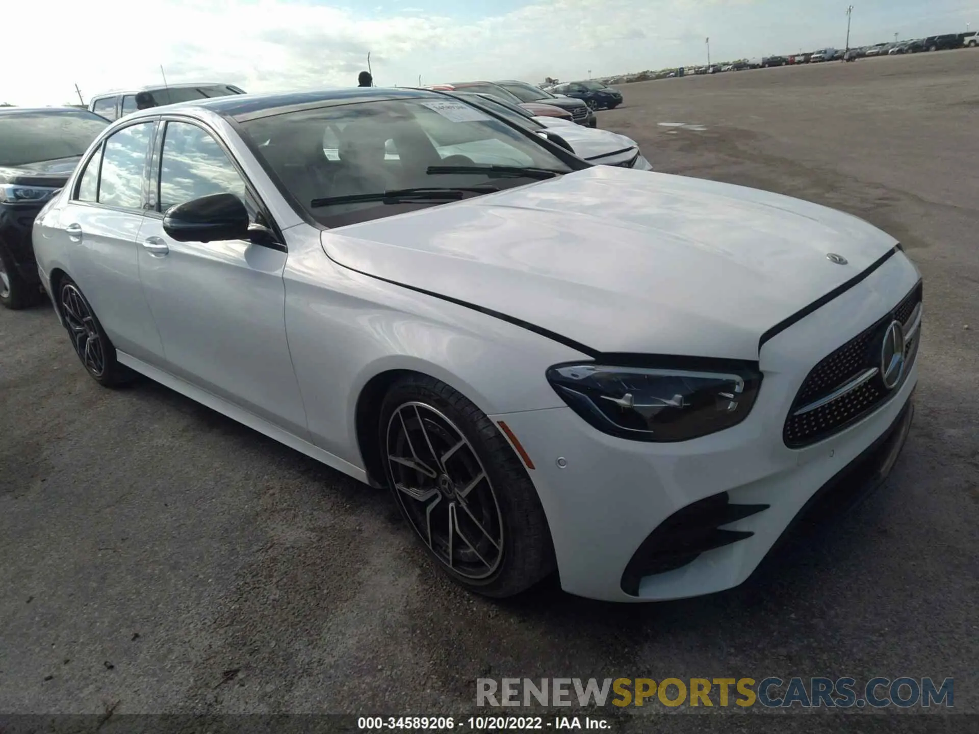 1 Photograph of a damaged car W1KZF8DBXMA964532 MERCEDES-BENZ E-CLASS 2021