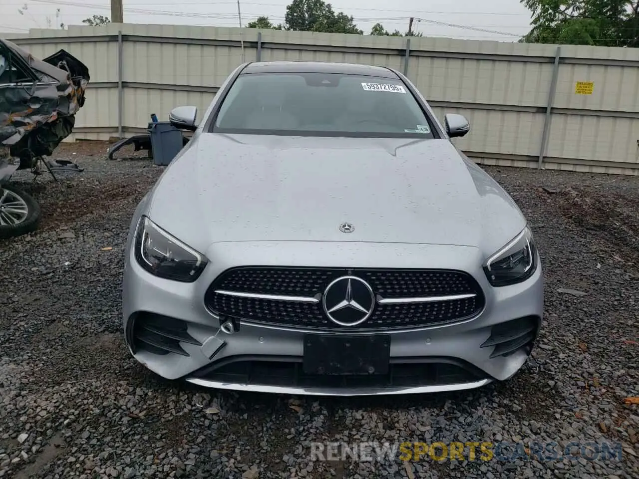 5 Photograph of a damaged car W1KZF8EB7MA967466 MERCEDES-BENZ E-CLASS 2021