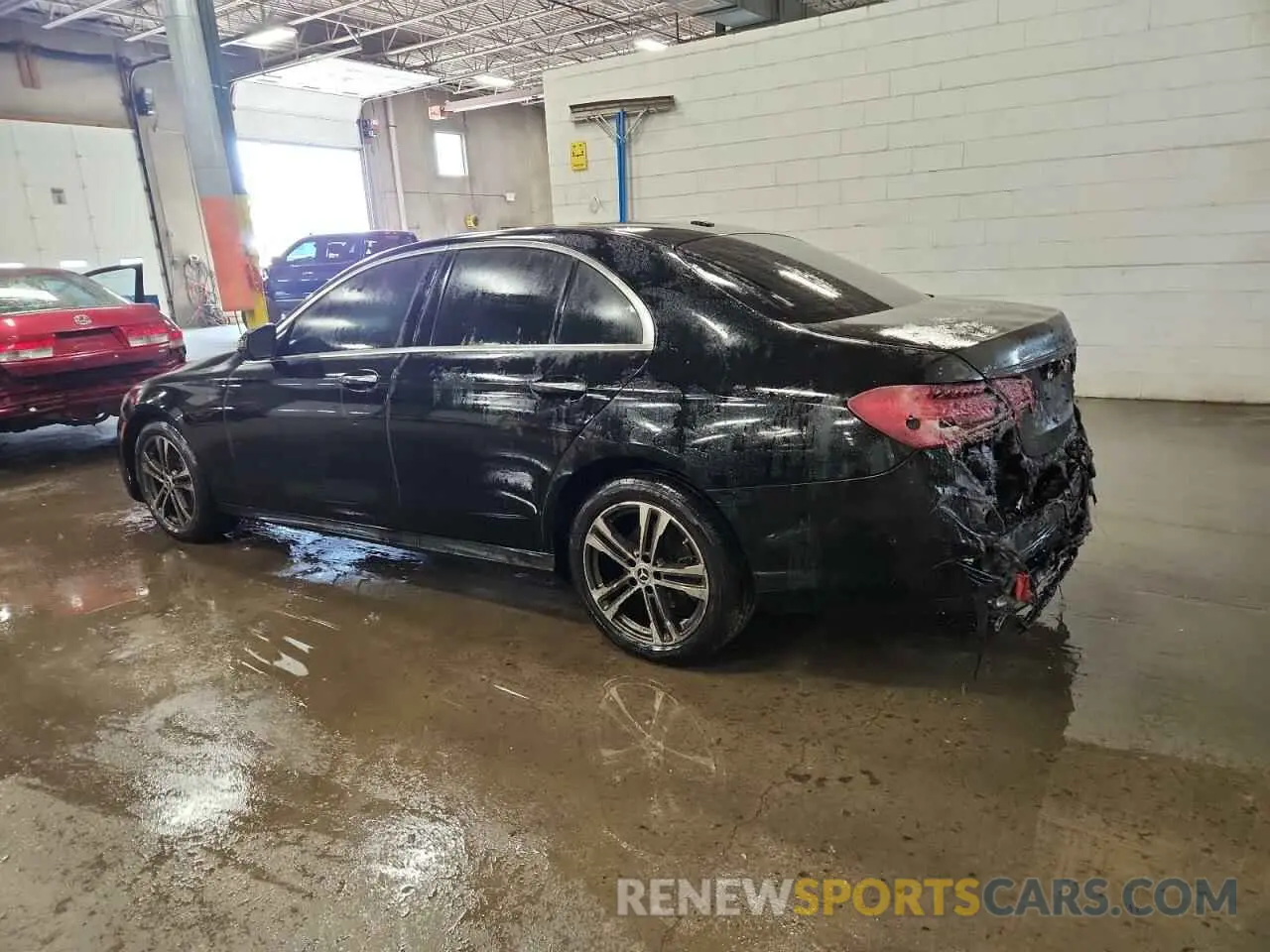 2 Photograph of a damaged car W1KZF8EB8MA883687 MERCEDES-BENZ E-CLASS 2021
