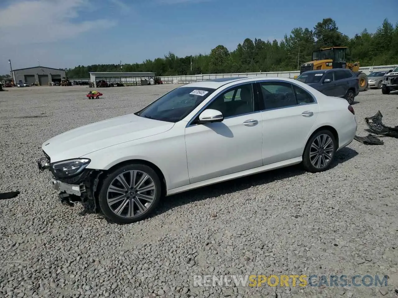 1 Photograph of a damaged car W1KZF8EBXMA922053 MERCEDES-BENZ E-CLASS 2021