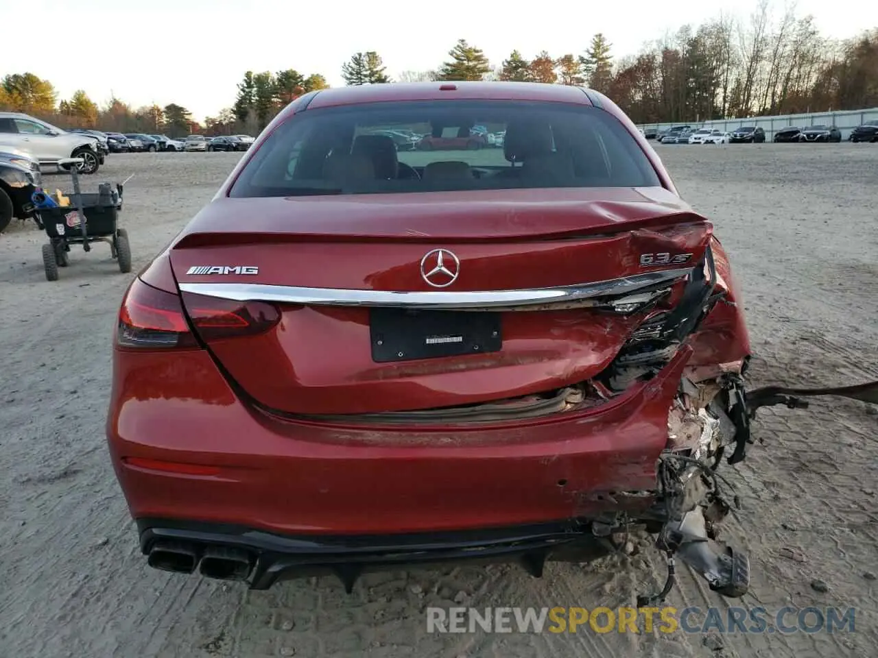 6 Photograph of a damaged car W1KZF8KB8MA963141 MERCEDES-BENZ E-CLASS 2021