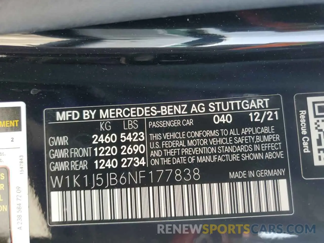 13 Фотография поврежденного автомобиля W1K1J5JB6NF177838 MERCEDES-BENZ E-CLASS 2022