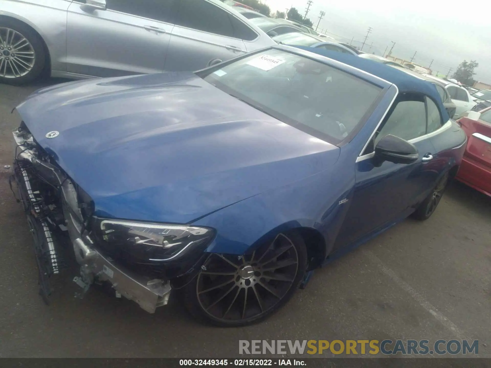 2 Фотография поврежденного автомобиля W1K1K6BB2NF174369 MERCEDES-BENZ E-CLASS 2022