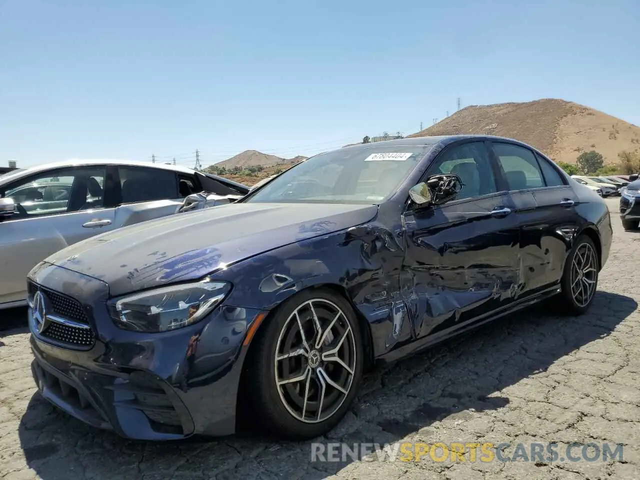 1 Photograph of a damaged car W1KZF8DB1NB074741 MERCEDES-BENZ E-CLASS 2022