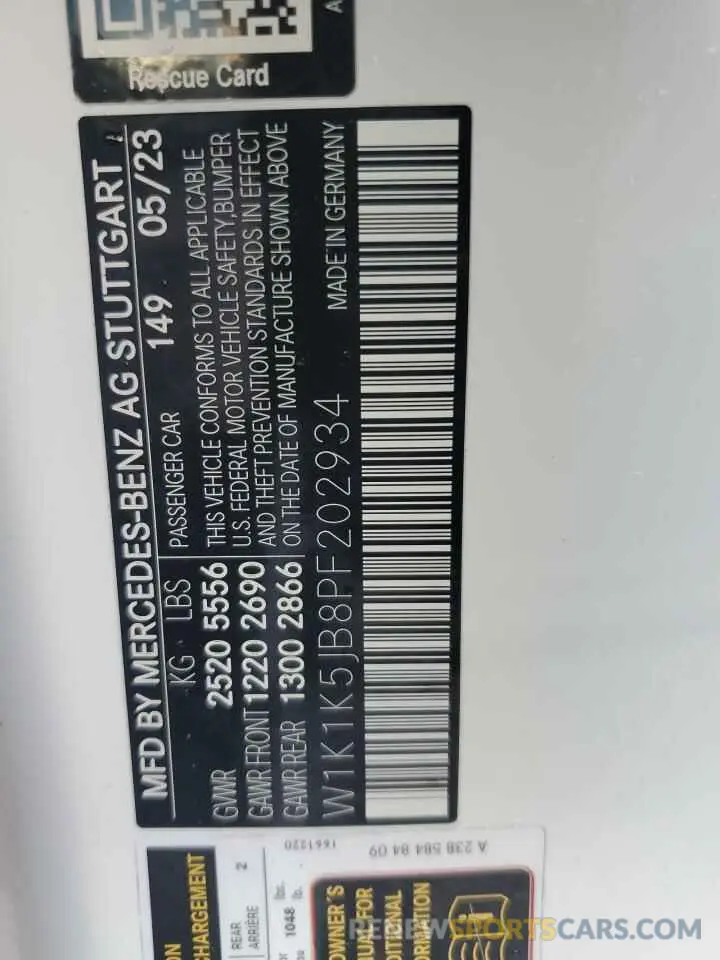 13 Фотография поврежденного автомобиля W1K1K5JB8PF202934 MERCEDES-BENZ E-CLASS 2023