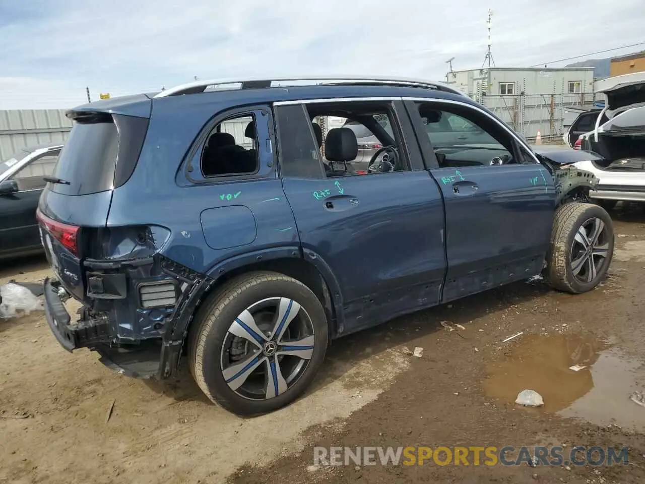 3 Фотография поврежденного автомобиля W1N9M1DB3PN032492 MERCEDES-BENZ EQB 350 4M 2023