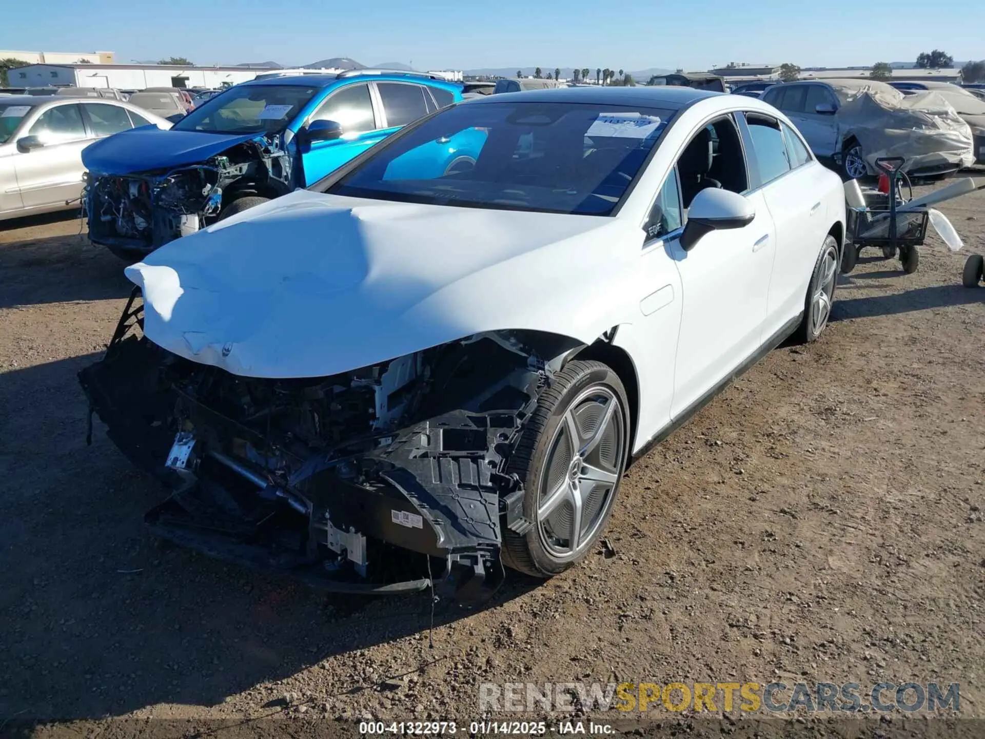2 Фотография поврежденного автомобиля W1KEG1CBXPF013632 MERCEDES-BENZ EQE 350 2023